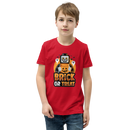 Brick or Treat Halloween Minifigur Jugend Kurzärmeliges T-Shirt