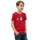 Benutzerdefiniertes Baustein-T-Shirt aus Baumwolle für Kinder von Spidey Ghostie Spin Team Minifigurenkopf