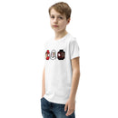 Benutzerdefiniertes Baustein-T-Shirt aus Baumwolle für Kinder von Spidey Ghostie Spin Team Minifigurenkopf