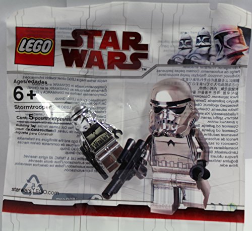 LEGO Star Wars Chase Mini Figure Limited Edition Chrome Stormtrooper with Blaster Rifle