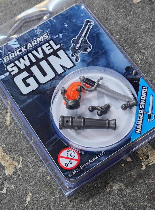 BrickArms Swivel Gun and Hanger Sword