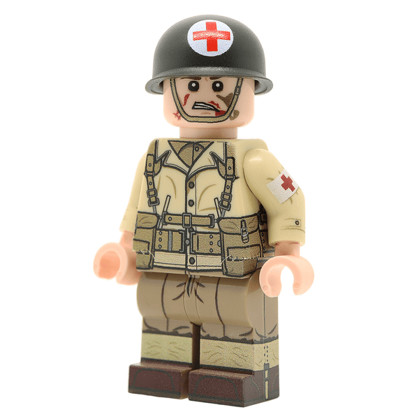 United Bricks WW2 Military Building Minifigure U.S. Medic