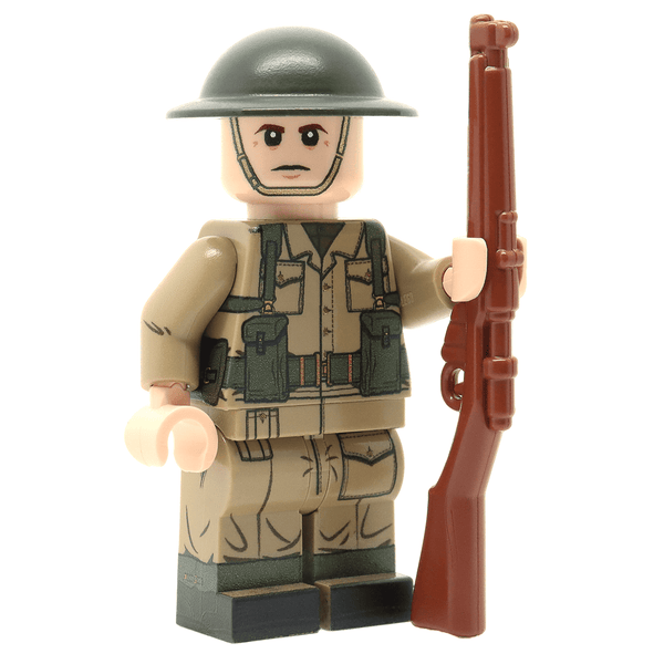 United Bricks WW2 British Army Rifleman Military Minifigure