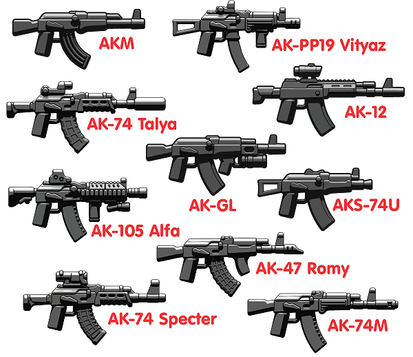 Brickarms AKtion Weapons Pack -1