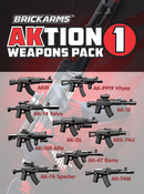 Brickarms AKtion Military Minifigure Weapons Pack