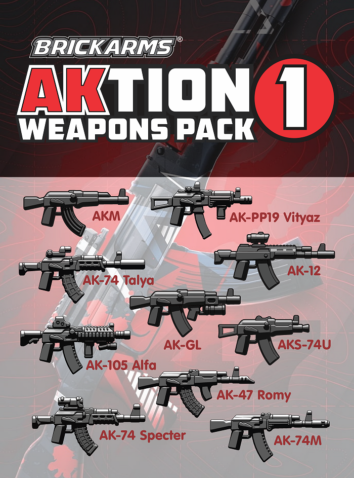 Brickarms AKtion Weapons Pack -1