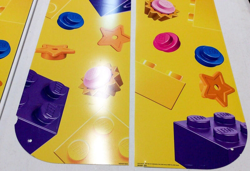 LEGO TRU Exclusive Retail Store Display Signs 48”x10” Geoffrey Giraffe Advertise