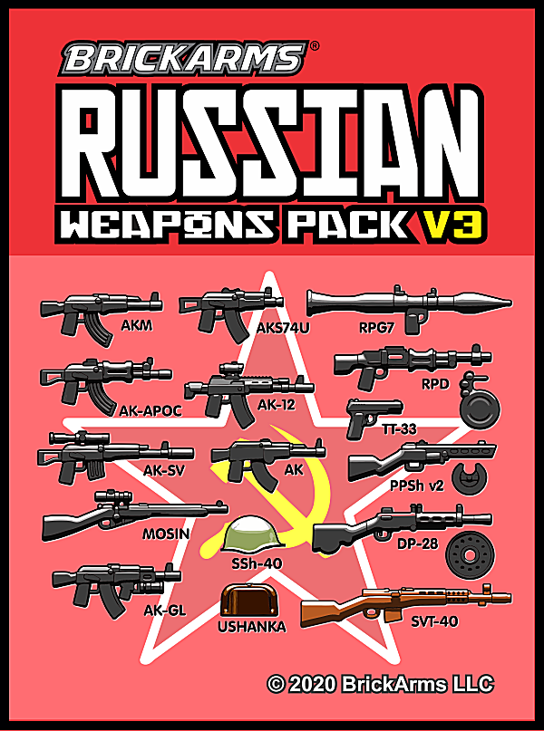 BrickArms Russian Pack v3 Weapons Pack