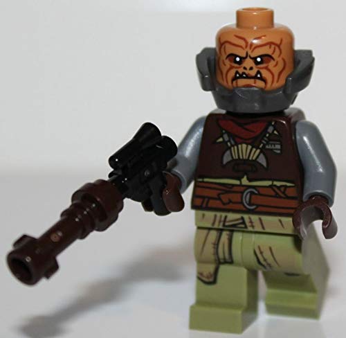 Lego Star Wars The Mandalorian Klatooinian Raider with Armor Neck & Pistol