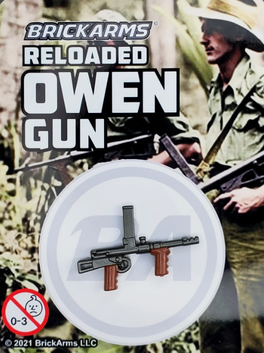 BrickArms Owen Gun - RELOADED for Minifigures