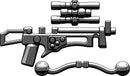 BrickArms Black Galactic Bolt Caster Bogenwaffe Blaster für Minifiguren