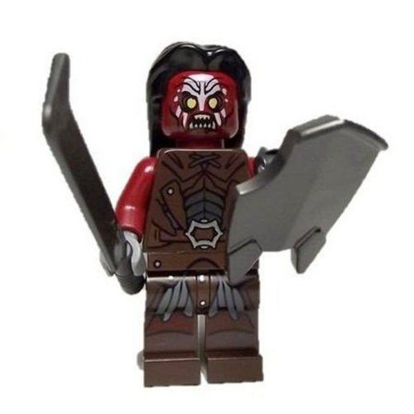 Lego Lord of the Rings Uruk-Hai Minifigure With Shield and Sword