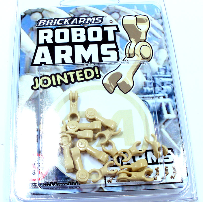 BrickArms - Robot Arms - 8 Arms pack for Droid Minifigures