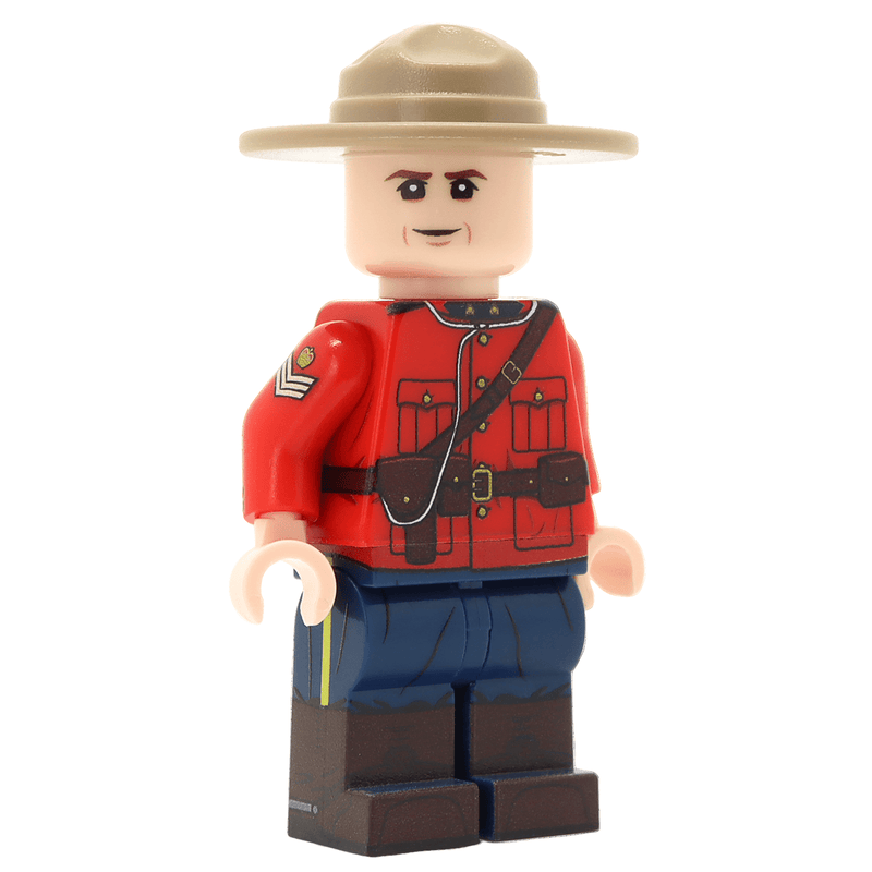 United Bricks Canadian Mountie Military Soldier Minifigure