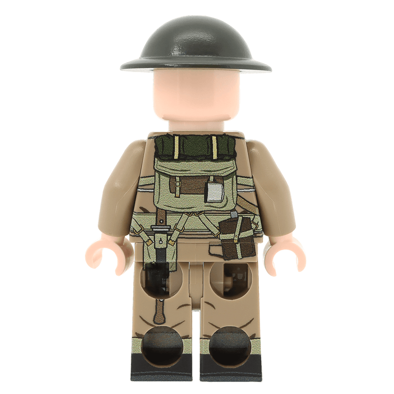 United Bricks WW2 BEF Rifleman Military Soldier Minifigure