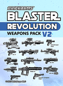 Brickarms Blaster Revolution v2 Weapons Pack for Building Minifigures Galactic Wars