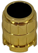 Benutzerdefiniertes vergoldetes Lego-Fassteil