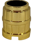 Benutzerdefiniertes vergoldetes Lego-Fassteil