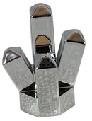 Benutzerdefiniertes Lego verchromtes Bergkristall-5-Punkt-Edelsteinteil