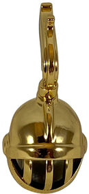 Maßgeschneiderter Lego-Burgritterhelm aus Chrom oder Gold