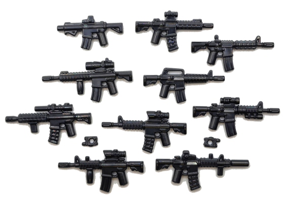 BrickArms Modern Combat Mission Weapons Military Pack for Minifigures