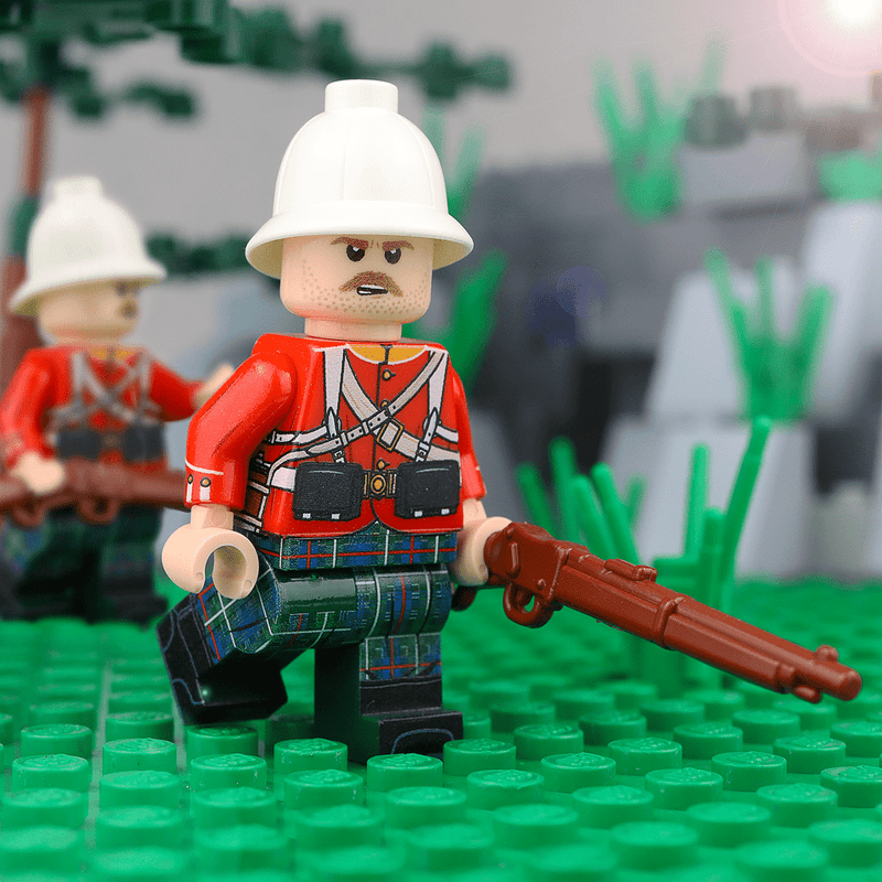 United Bricks British 91st Highlander Anglo-Zulu War Military Minifigure