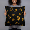 Bricks Treasure Basic Pillow