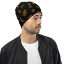 Brick Treasure Parts All-Over-Print Beanie Schwarz