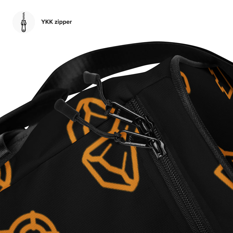 Brick Treasure Parts All-Over Print Duffle Bag Black