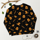 Schwarzes gruseliges Gespenst, Fledermaus, Kürbis, Hexe, Schlange Halloween Brick Minifigur Teile Unisex Sweatshirt