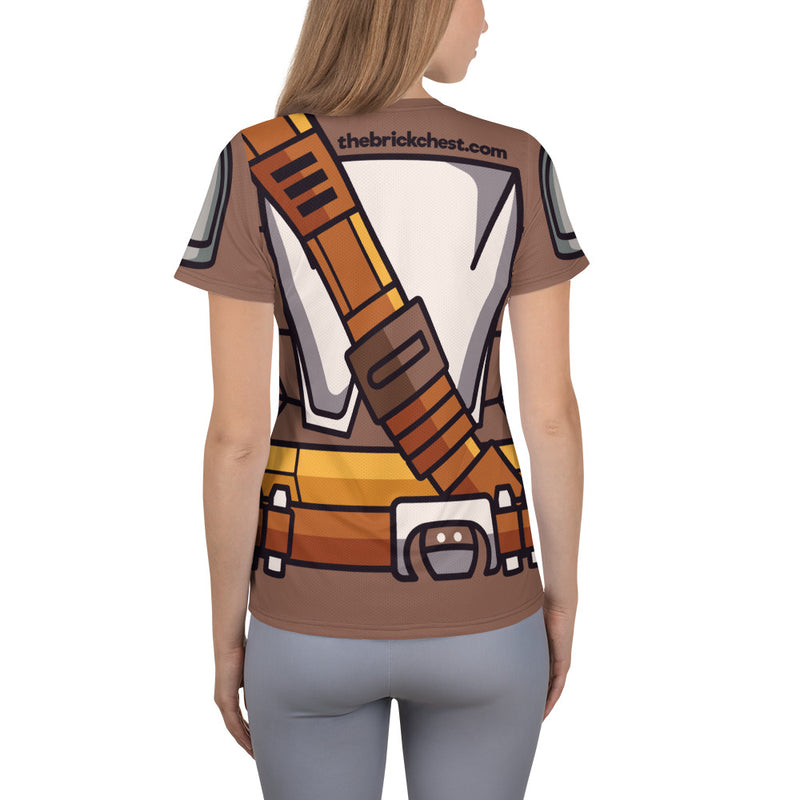 Hunter All-Over Print Women's Athletic T-shirt