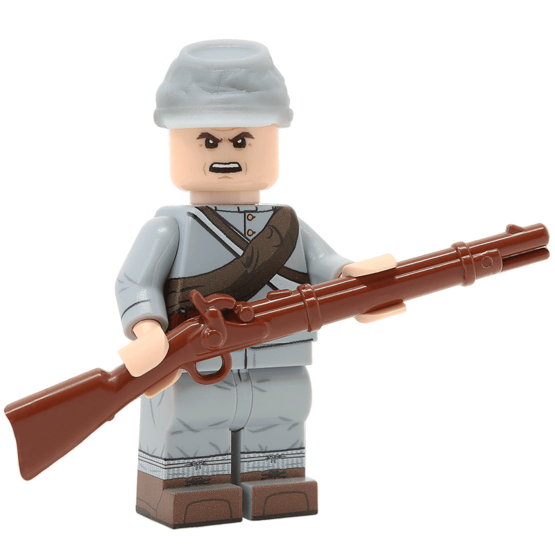 United Bricks American Civil War Confederate Soldier Military Minifigure