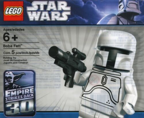 LEGO Star Wars White Boba Fett Minifigure -SEALED- 30th Anniversary Limited E