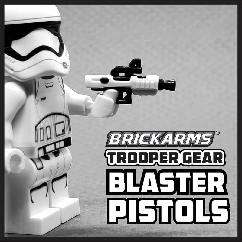 BrickArms Trooper Gear Blaster Reloaded Weapon Gun for Minifigures Star Galac...