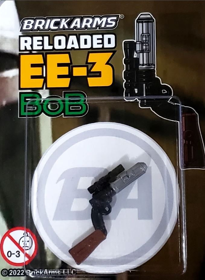 BrickArms EE3 Reloaded BoB Galactic Wars Bounty Hunter Rifle Weapon Gun Blaster Sniper for Minifigures