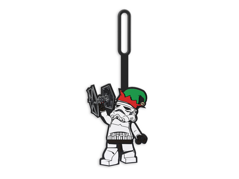 LEGO STAR WARS CHRISTMAS HOLIDAY Stormtrooper Tie Fighter LUGGAGE BAG TAG