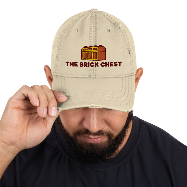 The Brick Chest Treasure Chest  Distressed Dad Hat
