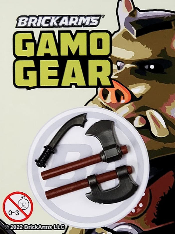BrickArms Gamo Guard Gear Axe Weapon Gun for Minifigures Star Galactic Wars