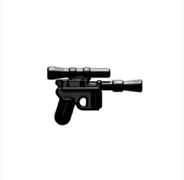 BrickArms DL-44 Blaster Pistol Weapon Gun Blaster for Minifigures