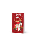 I Goat You Babe Minifigure Goat Valentine's Day Love Animal Greeting Card