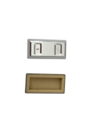 Custom Lego Gold & Chrome Ignot Bar Brick Part