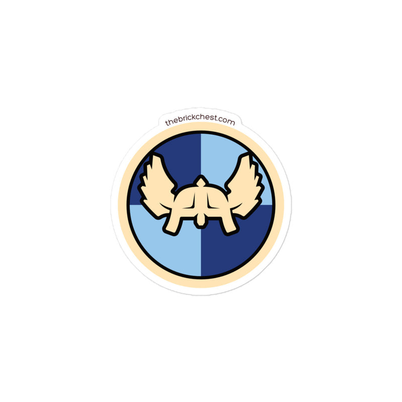Vintage Castle Vikings Shield Dwarves Brick Minifigure Sticker