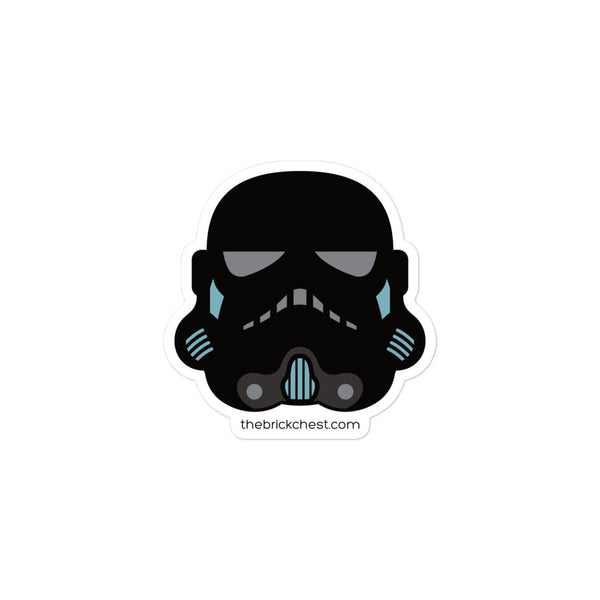 Black Stormtrooper Minifigure Helmet Sticker