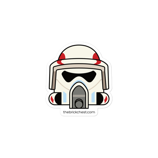 Clone ARF Trooper Minifigure Helmet Sticker