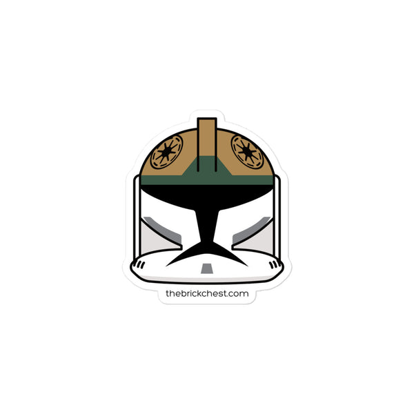 Clone Gunner Minifigure Helmet Sticker