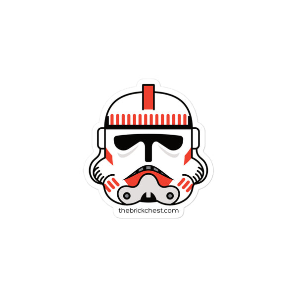 Clone Shock Trooper 1 Minifigure Helmet Sticker