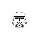 Clone Trooper Phase 2 - Offene Augen - Minifiguren-Helm - Sticker