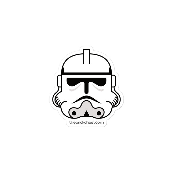 Clone Trooper Phase 2 Open Eyes Minifigure Helmet Sticker