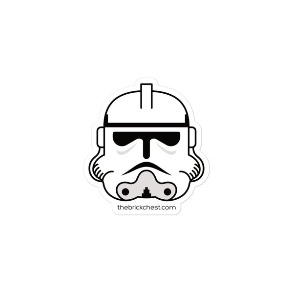 Clone Trooper Phase 2 Open Eyes Minifigure Helmet Sticker