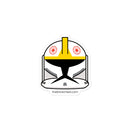 Clone Trooper Pilot Minifigur Helm Sticker